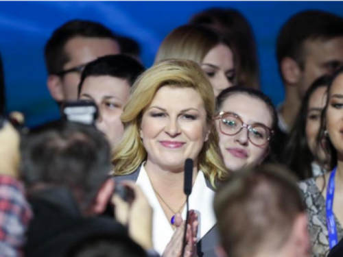 Kolinda pozvala Škorine birače da glasaju za nju
