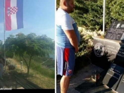 Tužiteljstvo ŽZH naložilo potragu za muškarcem koji je urinirao po spomeniku u Posušju