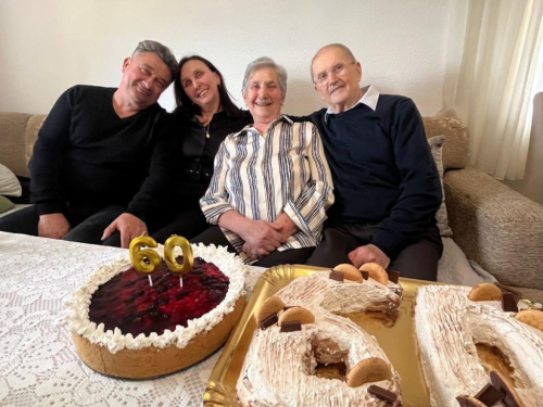 Dijamantni pir: Pero i Danica Anić proslavili 60 godina zajedničkog života