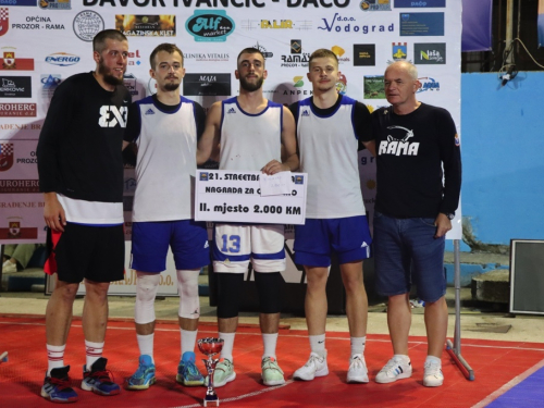 FOTO: Tim ''GOLD UNIST'' iz Splita pobjednik 21. Streetball Rama - Davor Ivančić Dačo