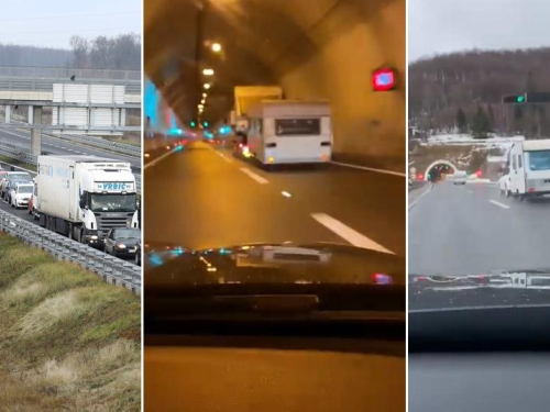 Gužva je na svim autocestama koje vode do pogođenog područja, prizori su dirljivi