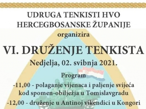 NAJAVA: Druženje tenkista HVO-a u Tomislavgradu