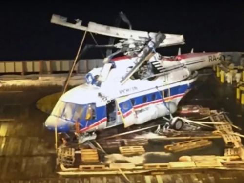 Iz mora kod Norveške izvučena olupina ruskog helikoptera