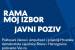 Poziv na završni predizborni skup HDZ BiH Rama u Prozoru