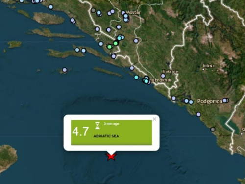Potres u Jadranskom moru: Osjetio se i u Hercegovini