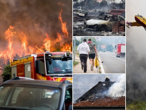 Požar u Dalmaciji: Gorjele kuće i auti, više ozlijeđenih