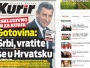 Gotovina za Kurir: Srbi se trebaju vratiti, Hrvatska je i njihova zemlja