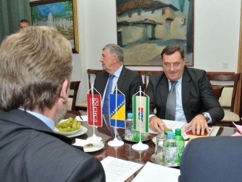 Izetbegović: Tražimo promjenu retorike i ekonomiju; Dodik: Nismo se došli 'upucavati' SDA