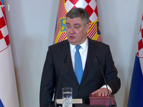 Zoran Milanović prisegnuo za drugi mandat predsjednika Republike Hrvatske