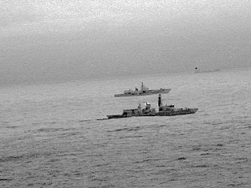 Bliski susret britanskog i ruskog ratnog broda u Sjevernom moru