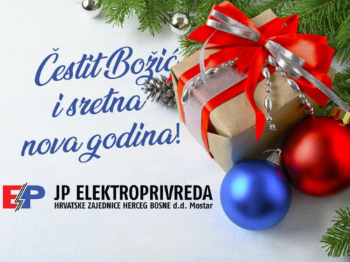 Sretan Božić želi vam JP Elektroprivreda HZ HB - Pogon HE Rama