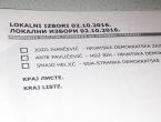 Neslužbeni rezultati izbora u općini Prozor-Rama