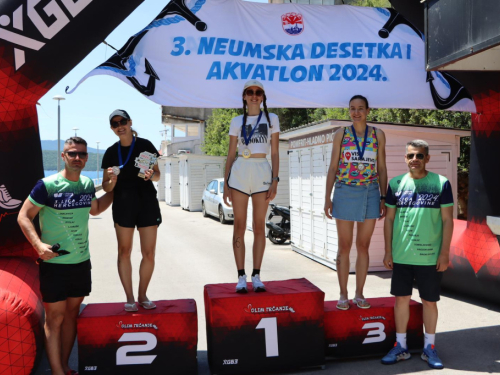 Triatlon klub 'Rama' okitio se s 2 državne medalje u Neumu