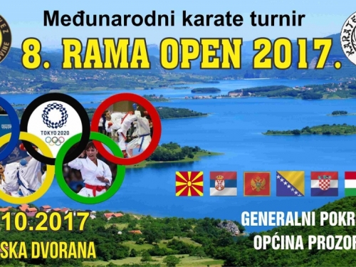 Najava: 8. Međunarodni karate turnir "RAMA OPEN 2017"