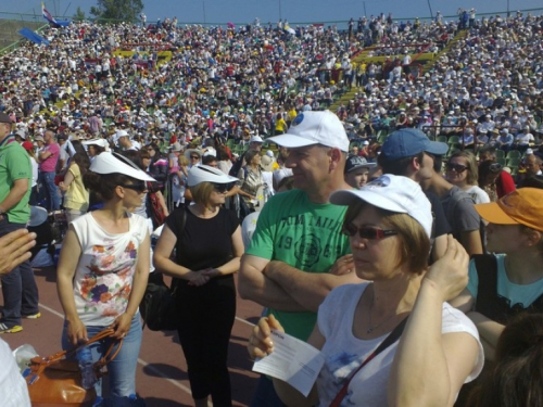 FOTO/VIDEO: Ramci na susretu s papom Franjom u Sarajevu