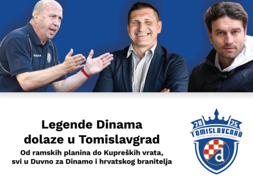 Plava oluja zajedništva: Rama i Kupres stižu u Duvno podržati Dinamo i hrvatskog branitelja