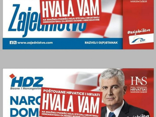 OO HDZ BiH Rama: Zahvala biračima