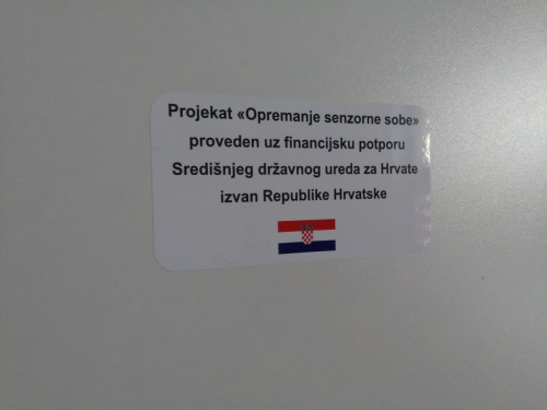 Centar za osobe s posebnim potrebama Prozor Rama opremio sobu za senzornu integraciju