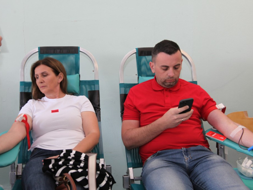 FOTO: Još jedna uspješna akcija darivanja krvi u Prozoru