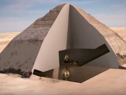 Prve 3D slike otkrivaju što se nalazi u jednoj od najstarijih piramida