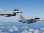 Britanski Typhooni i švedski Gripeni, krilom uz krilo u obrani istočne NATO granice