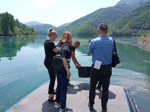 Srtd 'Ramske Vode': Izvršeno poribljavanje Jablaničkog jezera