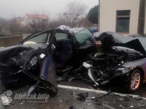 Zbog teže prometne nesreće u Željuši obustavljen promet na M-17