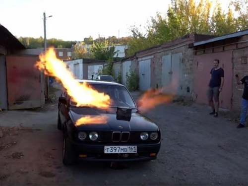 Rus ugradio mlazni pogon iz MiG-a 23 u BMW 'kockicu'