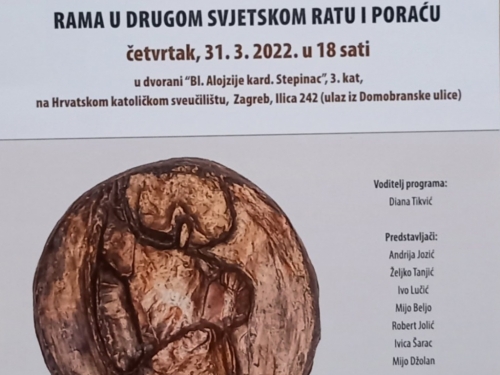 Predstavljanje zbornika ''Rama u Drugom svjetskom ratu i poraću'' u Zagrebu