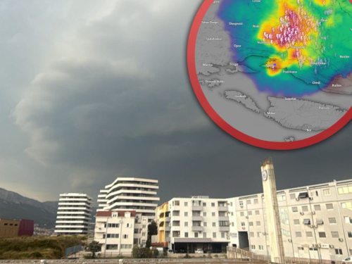 Snažno nevrijeme u Dalmaciji: Vjetar lomio grane