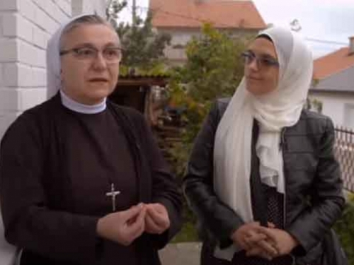 Njemačka televizija ZDF snimila reportažu o časnoj sestri milosrdnici Blanki Jeličić i mualimi Šejli