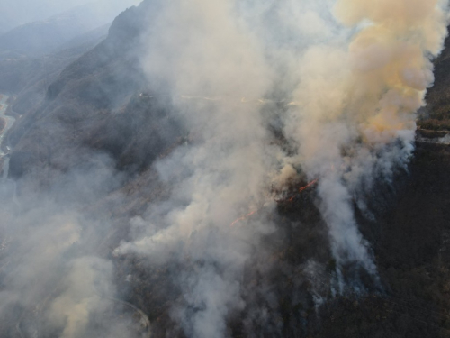 FOTO/VIDEO: Ugašen požar koji je prijetio objektu HE Rama