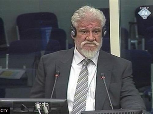 Slobodan Praljak danas pred Haškim sudom